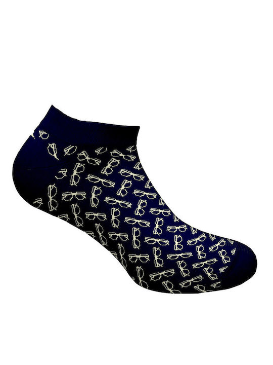 Walk Men's Patterned Socks Blue