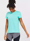 Saucony Women's Athletic T-shirt Turquoise