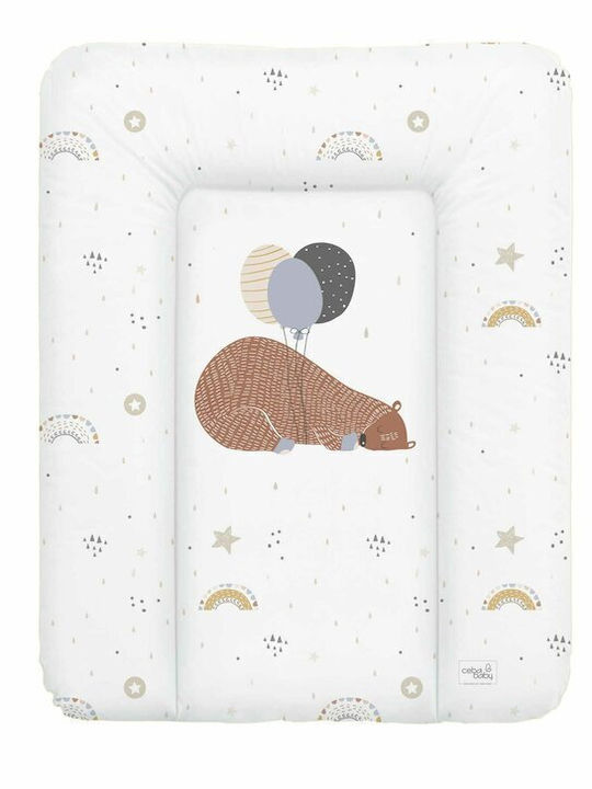 Ceba Baby Soft Changing Pad Big Bear made of Plastic White 50x70cm