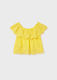 Mayoral Kids Blouse Sleeveless Yellow