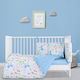Kocoon Cotton Baby Quilt Dino Roer 110x150cm Light Blue