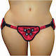 Sportsheets Lace & Satin Corset Strap On Plus Size Harness σε Κόκκινο Χρώμα