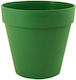 Round pot "DECO" green No 9