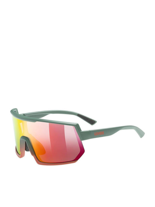 Uvex Sportstyle 235 Men's Sunglasses with Plastic Frame Moss Grapefruit Matt S5330037316
