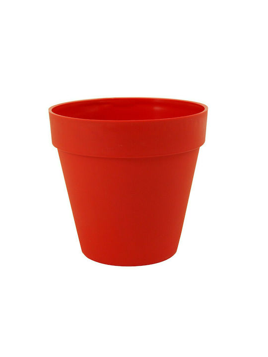 Round pot "DECO" red No 5