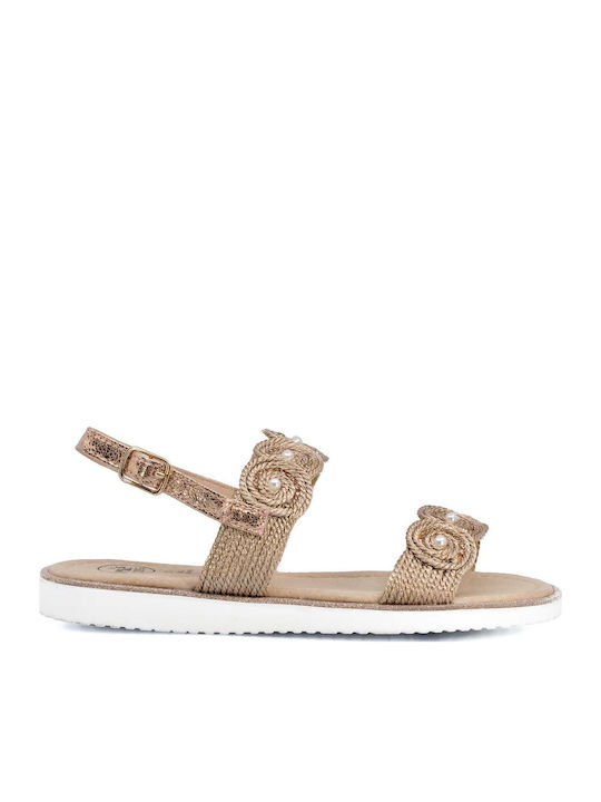 Exe Kinder Sandalen Gold