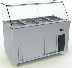 Dominox Θερμαινόμενη Βιτρίνα Θάλαμος με 4 Θέσεις για Γαστρονόμους και Ισχύ 1500W Π100 x Β70 x Υ128 εκ. Dominox Θερμαινόμενη Βιτρίνα Θάλαμος με 4 Θέσεις για Γαστρονόμους και Ισχύ 1500W Π100 x Β70 x Υ128 εκ.