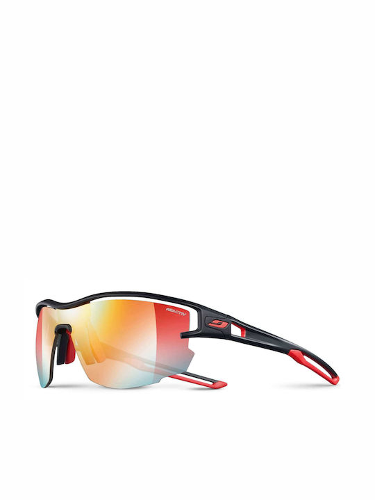 Julbo Aero Men's Sunglasses with Black Plastic Frame and Yellow Lens J4833114