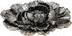 Zen Collection Wall Decor Silver Made of Plastic 25x3x25cm