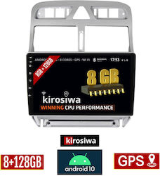 Kirosiwa Ηχοσύστημα Αυτοκινήτου για Peugeot 307 2002-2013 (Bluetooth/USB/AUX/WiFi/GPS) με Οθόνη Αφής 9"