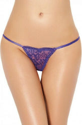 CyprusLoveShop Frauen Sexy Zeichenfolge Winziger Spitzenstring Lila