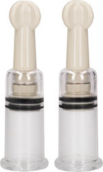 Shots Pumped Nipple Suction Set Small Sauger Brustwarzen Transparent 2Stück