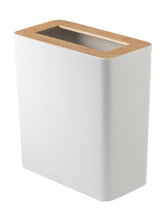 Yamazaki Office Metal Waste Bin Black 30x15x28cm