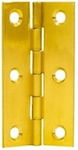 Martin Hinge Furniture Made of Metal Gold Rectangular 25x38mm 1pcs