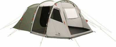 Easy Camp Huntsville 600 Camping Tent Tunnel Green with Double Cloth 4 Seasons for 6 People 480x350x190cm