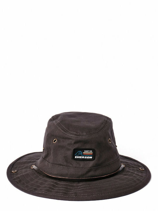 Emerson Herren-Hut Safari-Stil Schwarz