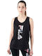 Fila Neva Women's Cotton Blouse Sleeveless Black