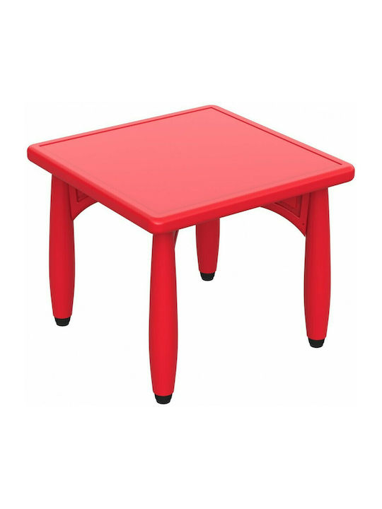 SQ Kindertisch aus Plastik Rot
