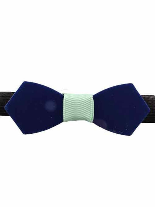 Men's Plexiglass Bow Tie Plexiglass Blue Bow Veraman Binding Bonjour Bebe "0007"