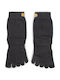 Vibram Fivefingers Blend Crew Laufsocken Schwarz 1 Paar