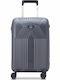 Delsey Ordener Cabin Travel Suitcase Hard Gray with 4 Wheels Height 55cm 384680101