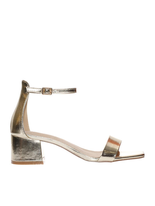 Envie Shoes Πέδιλα Χρυσά