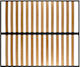 Ergonomic Frame 5867 for Double Matress 142cm