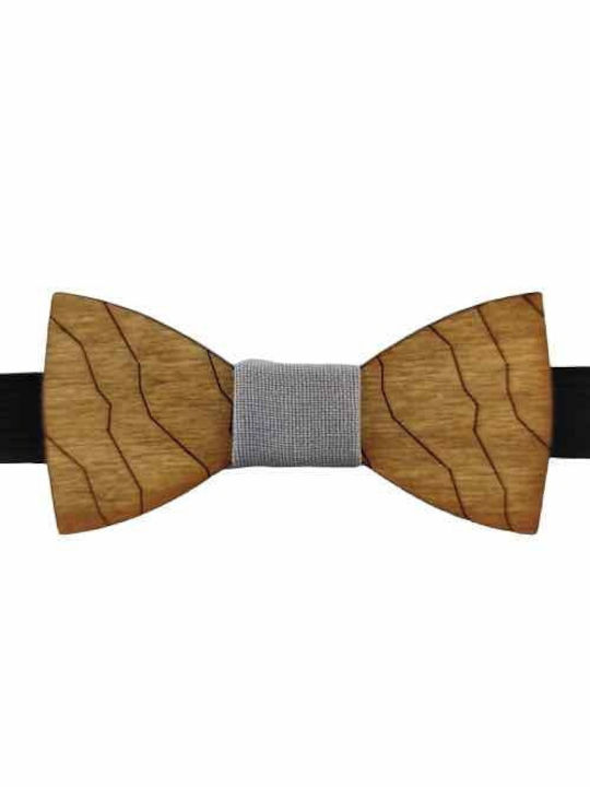 Children's Bow Tie Wooden Grammik Edition Walnut Wormwood Bow Tie Grey Bonjour Bebe "0026"