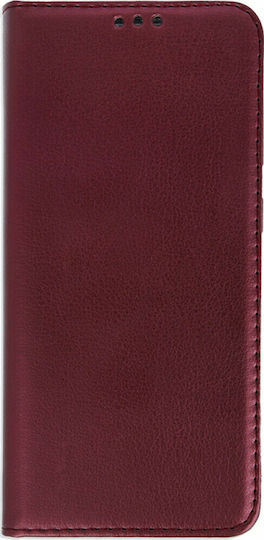 Smart Buchen Sie Synthetisches Leder Burgundisch (Galaxy A12)