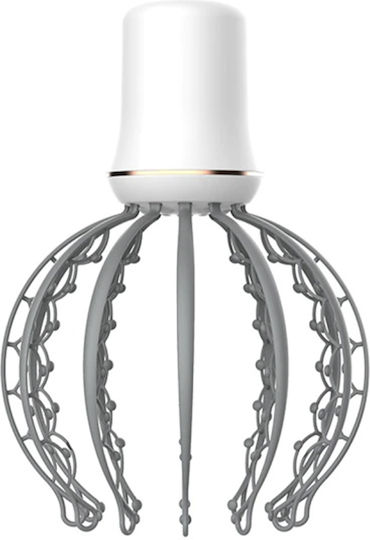 Andowl Massage Device for the Head with Vibration White