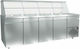 Dominox Commercial Salad Refrigerator with 4 Doors and Drawer 0/+8°C L230xD70xH130cm