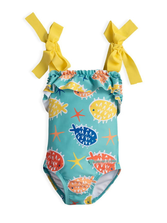 Agatha Ruiz De La Prada Παιδικό Μαγιό Ολόσωμο Γαλάζιο