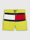 Tommy Hilfiger Flag Costum de baie pentru copii Pantaloni scurți de înot Galben
