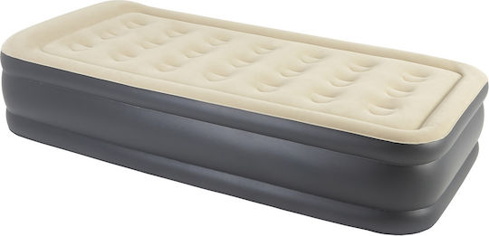 Avenli Inflatable Single Air Mattress with Integrated Electric Pump Jilong High 196x97x47cm