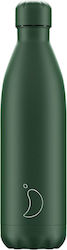 Chilly's Monochrome Бутилка Термос Неръждаема стомана Без BPA Зелен 750мл 107144