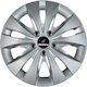 Jestic Car Hubcap Set Storm X with Isuzu Emblem 14" 4pcs Silver