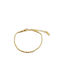 Kette Hand Spirale aus Stahl Vergoldete Dünne mit einer Dicke von 2mm und einer Länge von 20cm