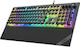 iBox Aurora K5 Gaming Mechanical Keyboard with KRGD Red switches and RGB lighting (English US)