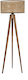 Tripod Floor Lamp H153xW50cm. with Socket for Bulb E27 Beige