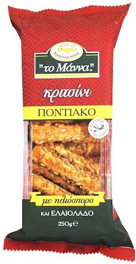 To Manna Breadsticks Wheat Ποντιακό με Ηλιόσπορο 250gr