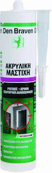 Bostik Den Braven Diy Acrylic Mastic White 280ml