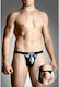 Softline Police Chilot Sexy pentru bărbați Tanga Black 559144901