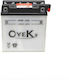 Oyek Отворен тип Мотоциклетна батерия YB9-B с капацитет 9Ах