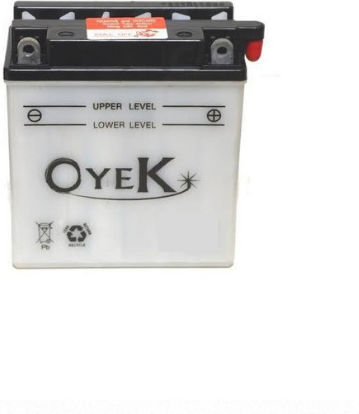 Oyek Отворен тип Мотоциклетна батерия YB12A-B с капацитет 12Ах