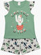 Minerva Kids' Pajamas Summer Green Cactus 61962334 Mint