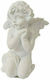 Marhome Plastic Memorial Statue Άγγελος White 6.5x6.5x11cm