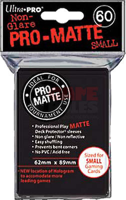 Ultra Pro Pro-Matte Small Card Sleeves Black 62x89mm 60τμχ