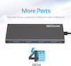 Promate SyncHub-C4 Hub 4 Θυρών USB 3.2 με σύνδεση USB-C Γκρι