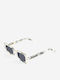 De Sunglasses Lamda Women's Sunglasses with Plastic Frame Marble