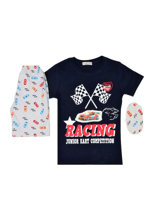 Hashtag Kids' Pajamas Summer Navy Blue